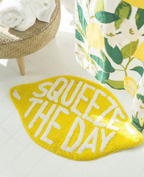 Start your day on the right foot with this bath mat
